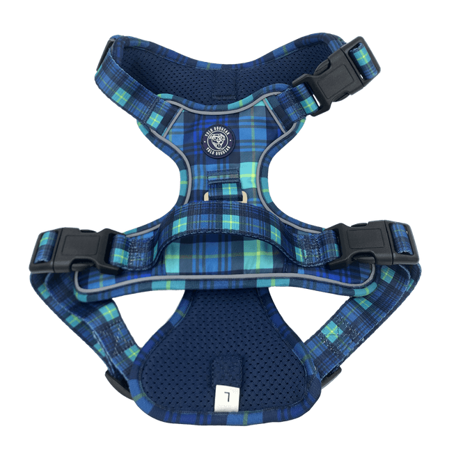 Hovedbilde ELITE HUNDESELE - BLÅ TARTAN